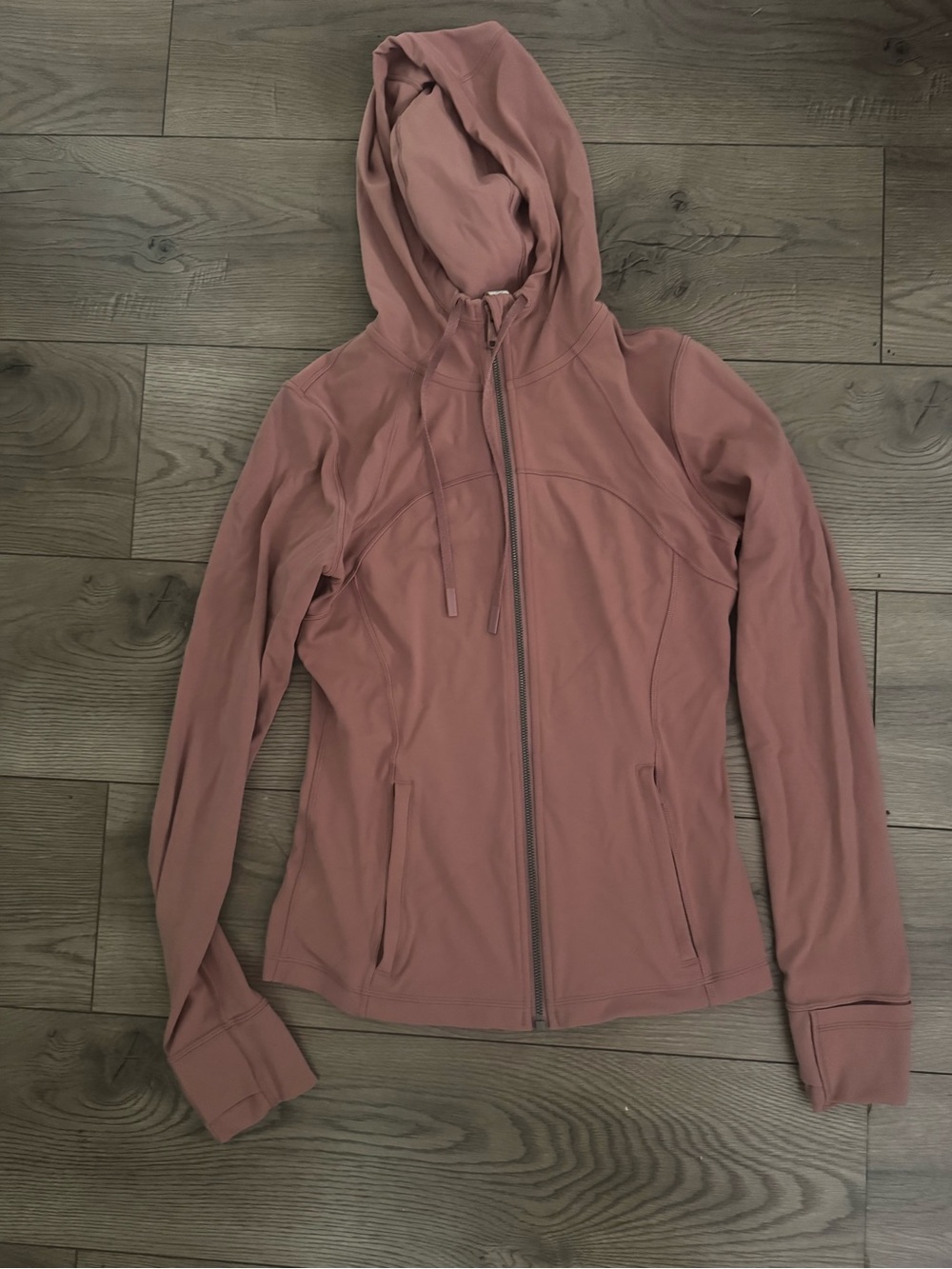 Lululemon Define Jacket Hooded Nulu Full Zip Pink Size 8 women’s EUC